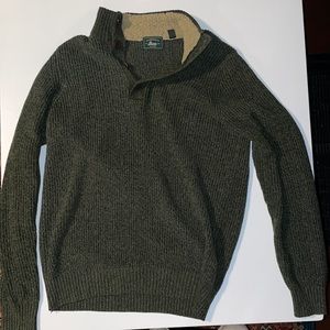 GH Bass 1/4 Button Sweater, Medium